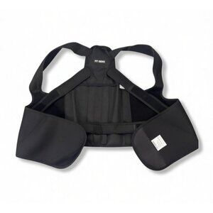 Adjustable Fit Geno Posture Corrector For Upper Back Support Unisex Size M Black